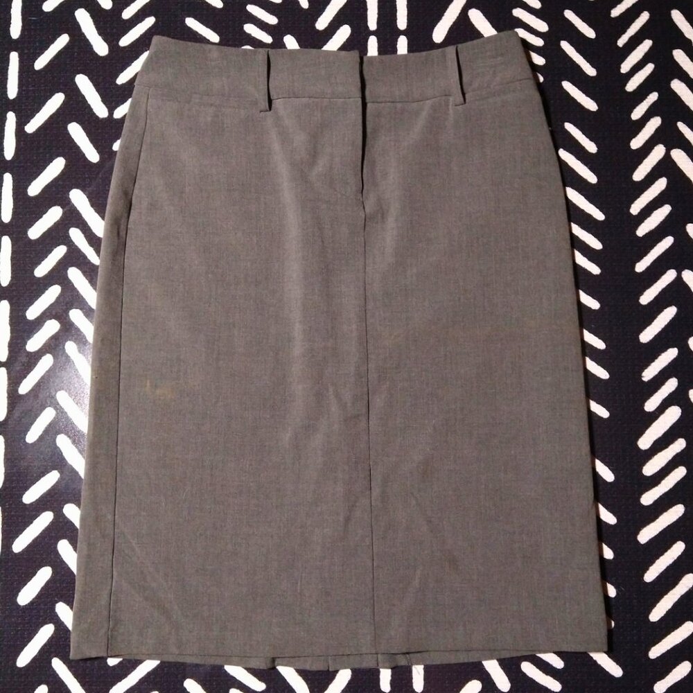 New York & Company Gray Pencil Skirt